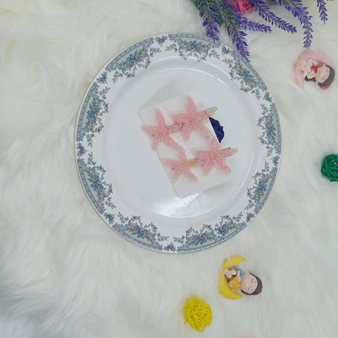 Double Star Clip - pink - CTKA0062
