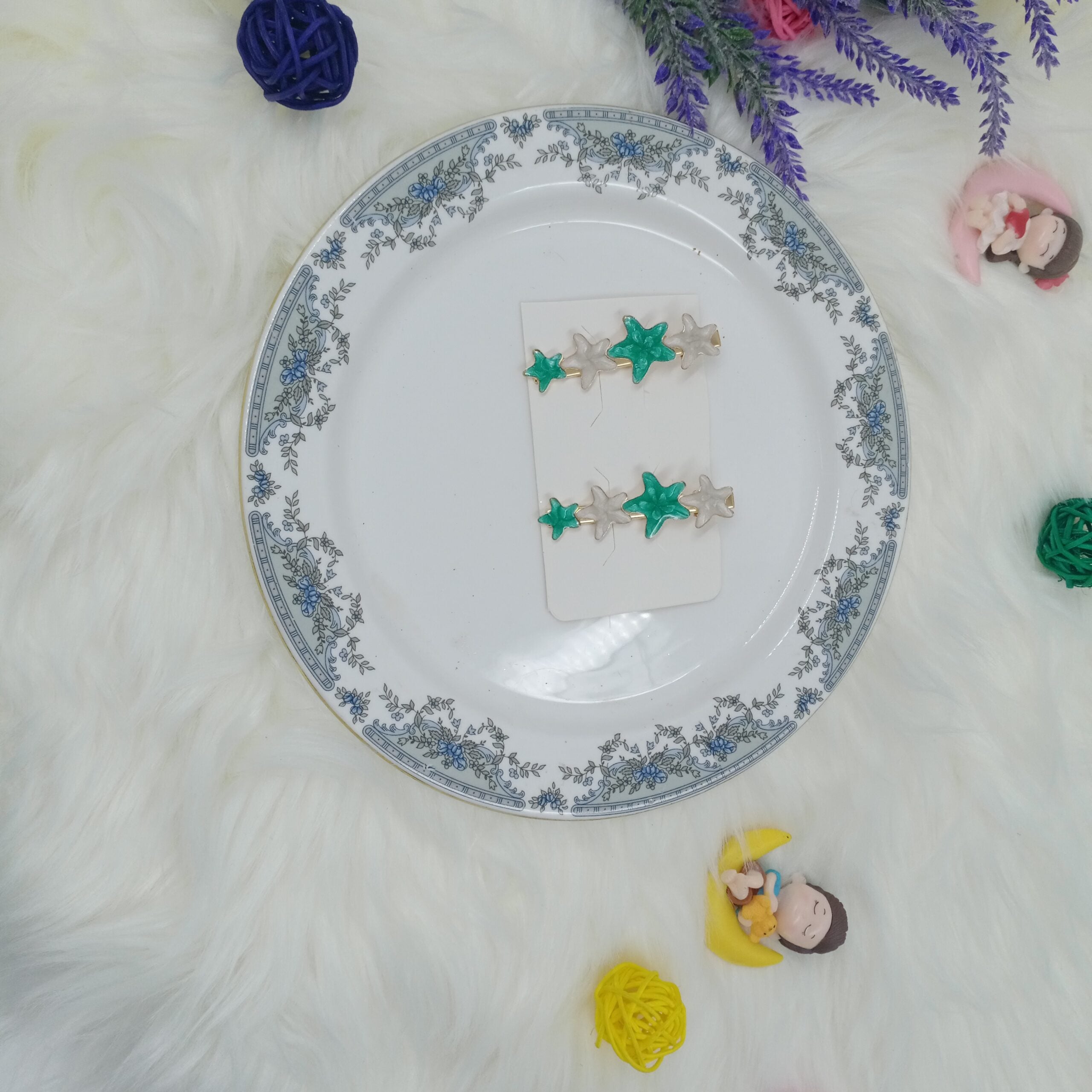 Mini Star Clips - Green - CTKA0068 – Extrokids