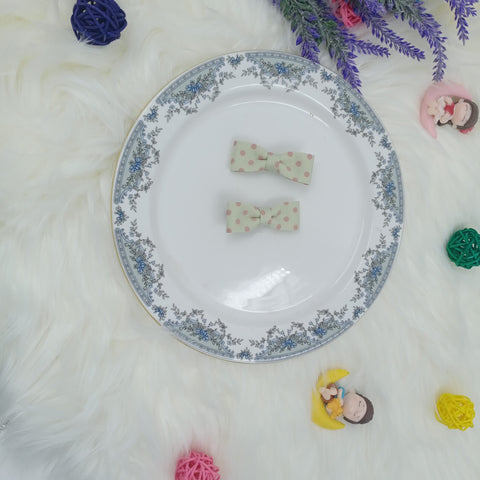 Dotted hair clip - small - CTKA0118