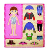 Wooden Dress-up Puzzle - Girl - EKT0001