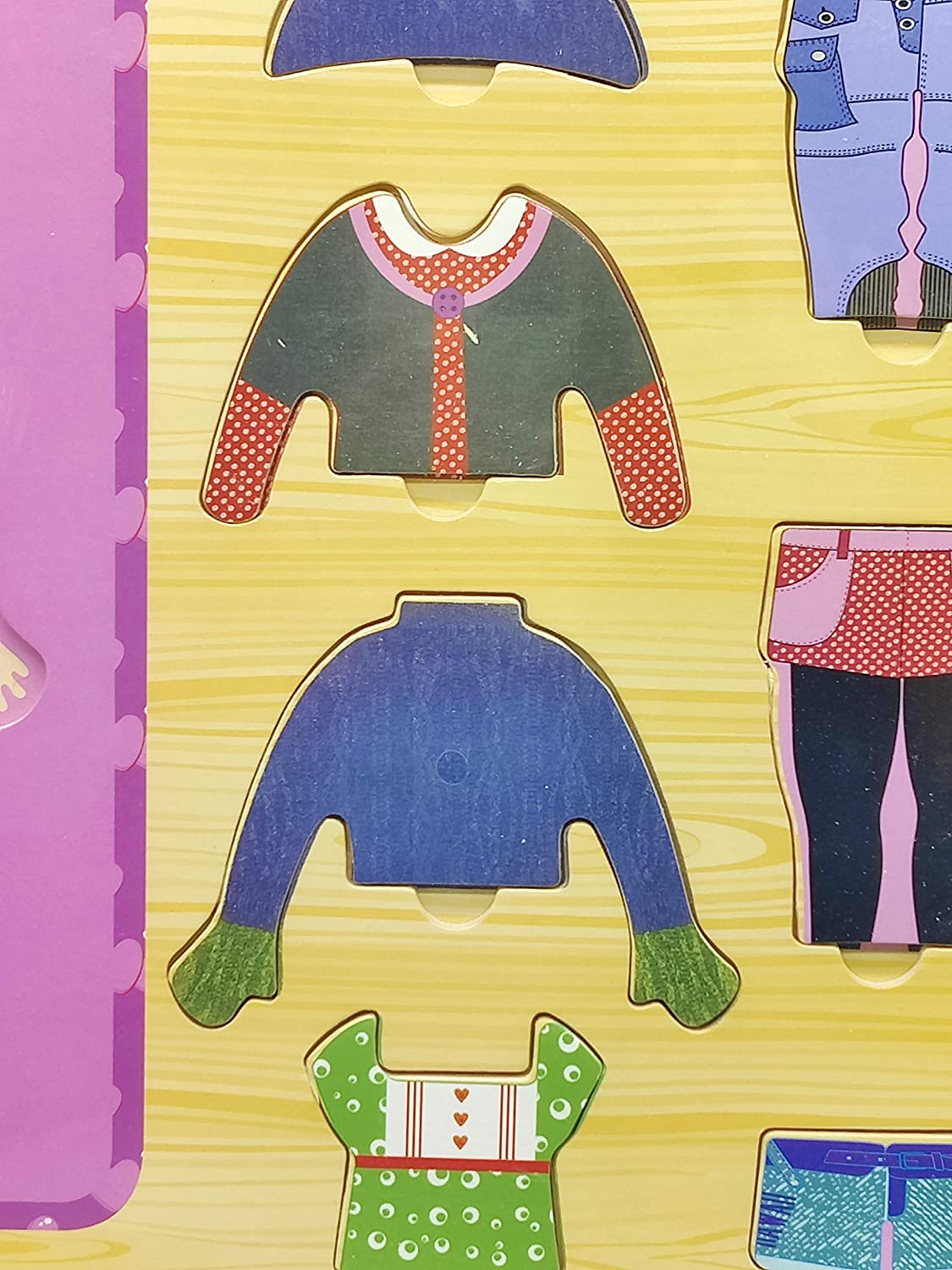 Wooden Dress-up Puzzle - Girl - EKT0001