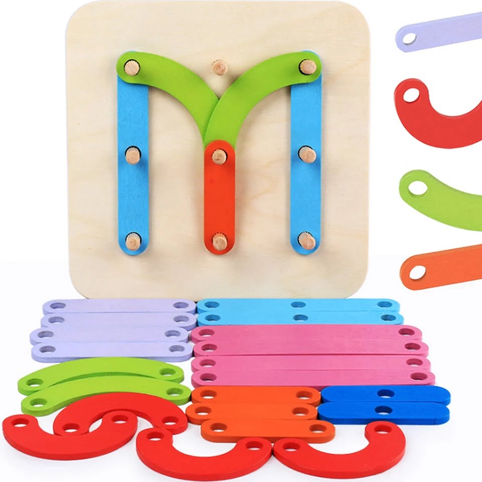 Wooden Collage Making Activity Board | Creative Game for Kids