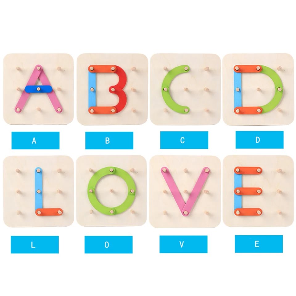Wooden Collage Making Activity Board | Creative Game for Kids