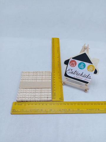 Icecream Stick for craft and Diy - Side Cut - Plain - 50 pcs - EKC1056