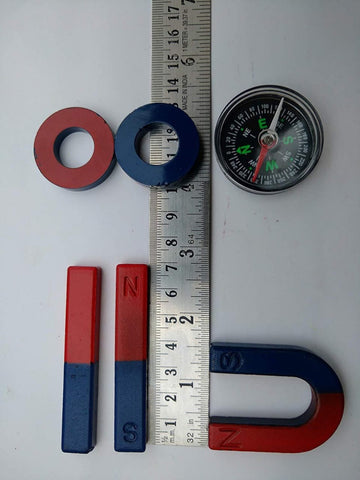 Magnet Game With Compass - 6 Pc - EKT1067