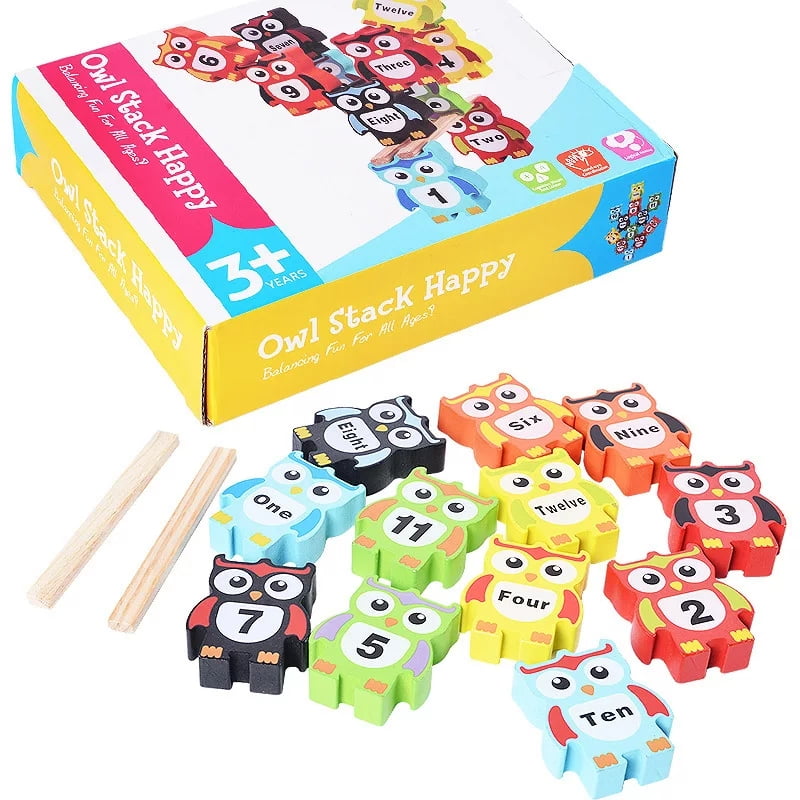 Wooden Balancing Owl Game | Enhance Focus & Coordination for Kids