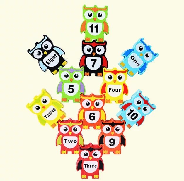 Wooden Balancing Owl Game | Enhance Focus & Coordination for Kids