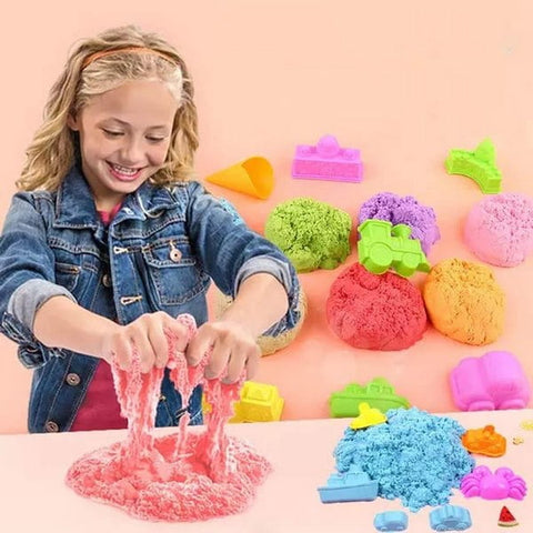 Extrokids Magic Kinetic Motion Sand for Kids (Pink, 1kg)  - EKT1231