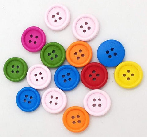 Extrokids Wooden Buttons EKC1240