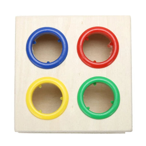 Extrokids Wooden Hammer Case (Multicolour) Pinball Montessori Early Learning Developmental Toy - EKT1288