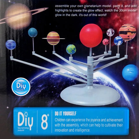 Solar Planetarium System, Silver (Multicolor) Educational Learning Solar Planetarium System Model  - EKR0072