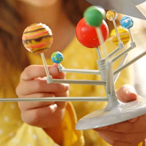 Solar Planetarium System, Silver (Multicolor) Educational Learning Solar Planetarium System Model  - EKR0072