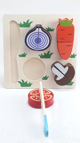 Extrokids Wooden Fruit Cutting Set Toy Carrot - EKT1309