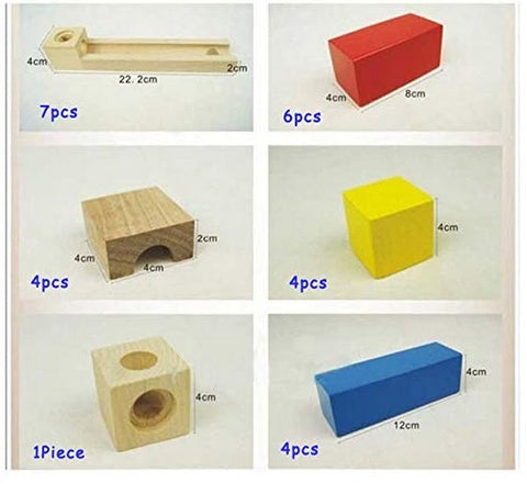 Extrokids Exclusive Wooden Construction marble Slider puzzle Toy For kids - EKT1406