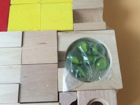 Extrokids Exclusive Wooden Construction marble Slider puzzle Toy For kids - EKT1406