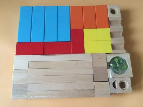 Extrokids Exclusive Wooden Construction marble Slider puzzle Toy For kids - EKT1406