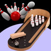 Extrokids Hot Selling Mini Desktop Bowling Game Set Wooden Kids Children Ball Board Game Toy - EKT1414
