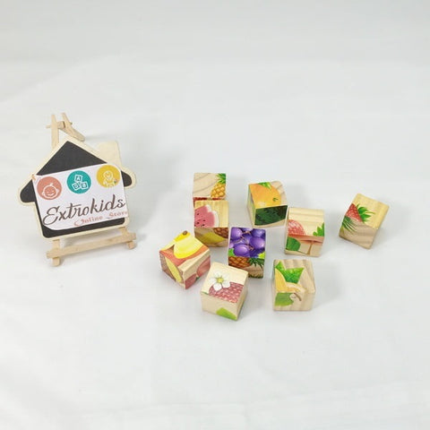 Extrokids Wooden Educational Learning Toys for Children Fruit 3D Jigsaw Puzzle - EKT1422