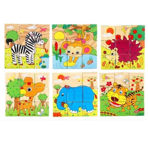Extrokids Hand Grab Early Educational Learning Toys for Children Forest Animal 3D Jigsaw Puzzle - EKT1423