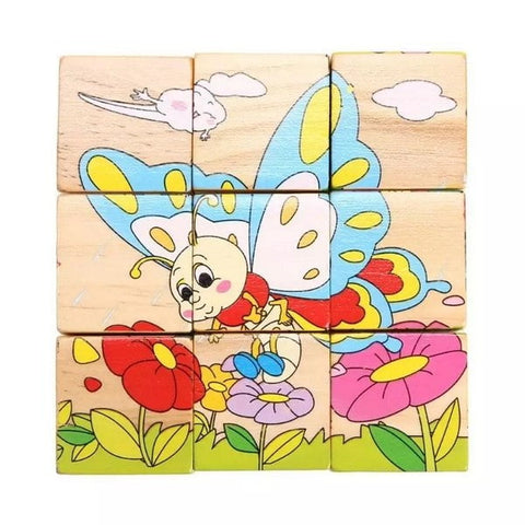 Extrokids Hand Grab Early Educational Learning Toys for Children Forest Animal 3D Jigsaw Puzzle Type2 - EKT1426