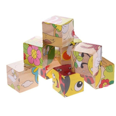 Extrokids Hand Grab Early Educational Learning Toys for Children Forest Animal 3D Jigsaw Puzzle Type2 - EKT1426