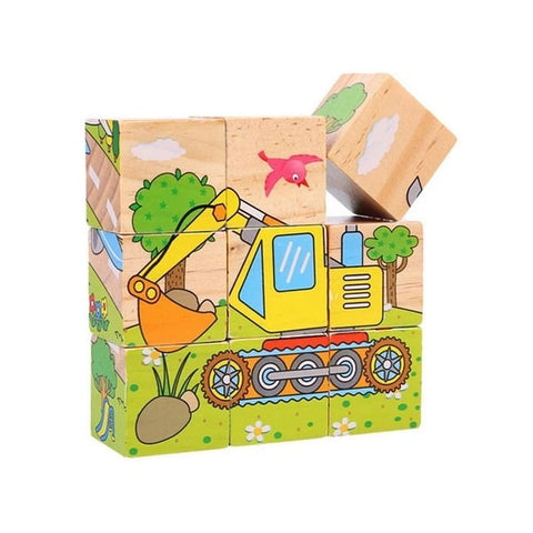 Extrokids Hand Grab Early Educational Learning Toys for Children Forest Animal 3D Jigsaw Puzzle Type2 - EKT1427