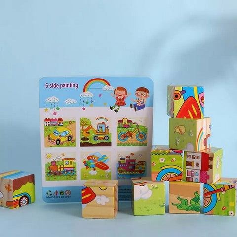Extrokids Hand Grab Early Educational Learning Toys for Children Forest Animal 3D Jigsaw Puzzle Type2 - EKT1427