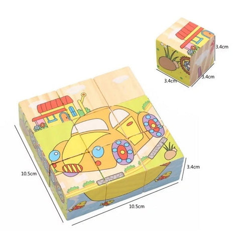 Extrokids Hand Grab Early Educational Learning Toys for Children Forest Animal 3D Jigsaw Puzzle Type2 - EKT1427