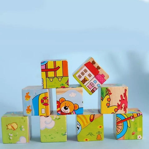 Extrokids Hand Grab Early Educational Learning Toys for Children Forest Animal 3D Jigsaw Puzzle Type2 - EKT1427
