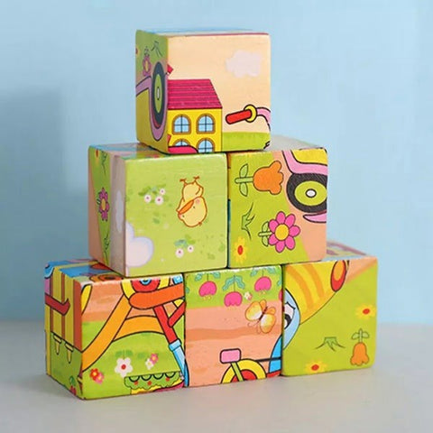 Extrokids Hand Grab Early Educational Learning Toys for Children Forest Animal 3D Jigsaw Puzzle Type2 - EKT1427