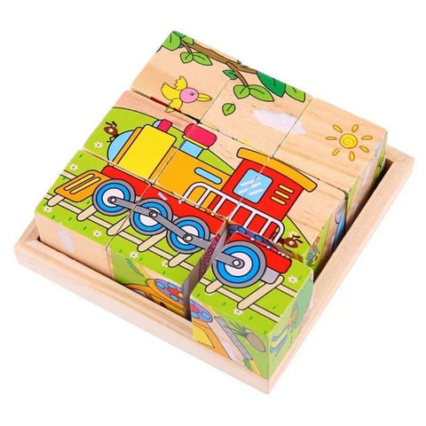 Extrokids Hand Grab Early Educational Learning Toys for Children Forest Animal 3D Jigsaw Puzzle Type2 - EKT1427