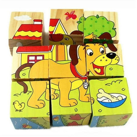 Extrokids Hand Grab Early Educational Learning Toys for Children Forest Animal 3D Jigsaw Puzzle Type2 - EKT1429