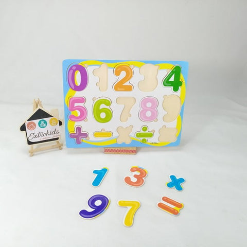 Wooden number boards - EKT1450