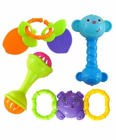Rattles Set Pack of 8 - Multicolor - EKT1457