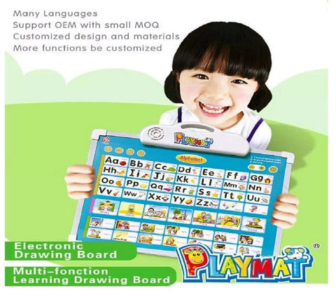 Musical Learning Board, Battery Operated Musical Alphabet Toy with Drawing Board , Educational Lear - EKT1458