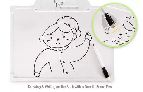 Musical Learning Board, Battery Operated Musical Alphabet Toy with Drawing Board , Educational Lear - EKT1458