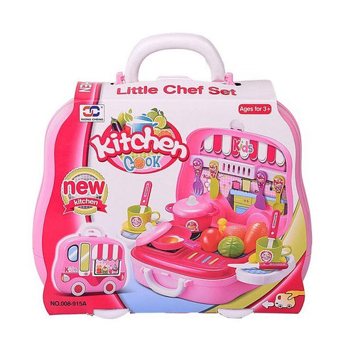 Kitchen Food Playset Little Chef Set, Kitchen Cooking Pretend Set for Kids (Set of 26 Pcs)) - EKT146