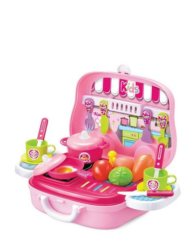 Kitchen Food Playset Little Chef Set, Kitchen Cooking Pretend Set for Kids (Set of 26 Pcs)) - EKT146