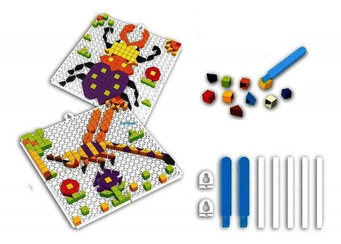Extrokids Building Blocks with Mat Puzzle for Kids Learning and Educational Toys for Kids - Set of 420 PCS - EKT1470