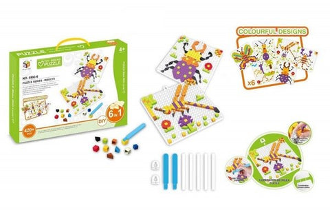 Extrokids Building Blocks with Mat Puzzle for Kids Learning and Educational Toys for Kids - Set of 420 PCS - EKT1470