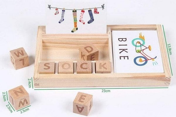 Wooden 3-in-1 Spell Learning Game - EKT1498