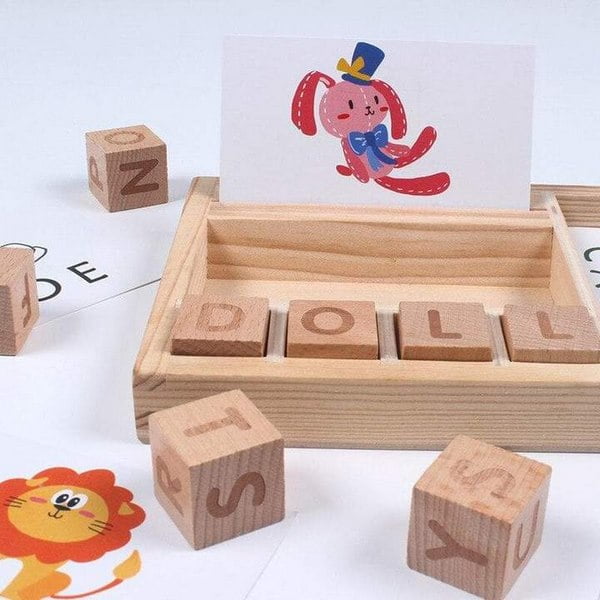 Wooden 3-in-1 Spell Learning Game - EKT1498