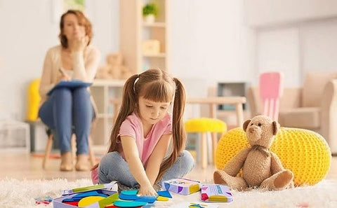 Extrokids Wooden Pattern Blocks Animal Jigsaw Puzzle - EKT1500
