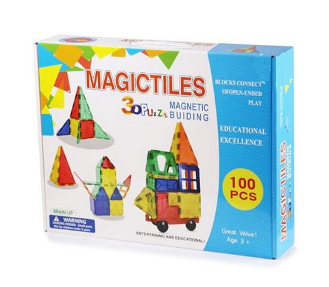 Extrokids Magnatiles 100 PCS SET  - EKT1514