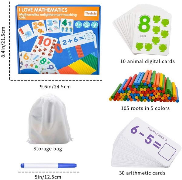 Extrokids Wooden Mathematics Set Toy - EKT1518