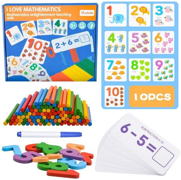 Extrokids Wooden See and Spelling Words Number Matching Alphabet Puzzles math  Toy - EKT1518