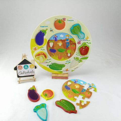 Extrokids Jigsaw Puzzle Series Games Vegtables EKT1535