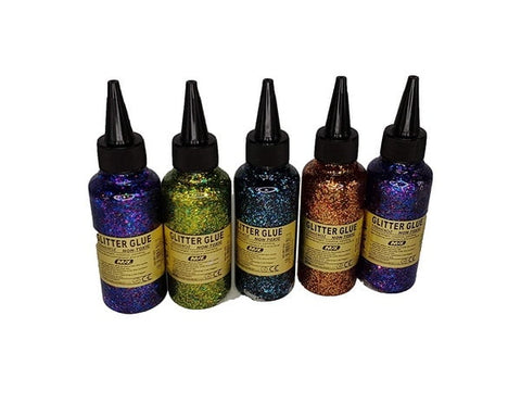 Extrokids Non Toxic Dark Color Glitter Glue - EKC1561