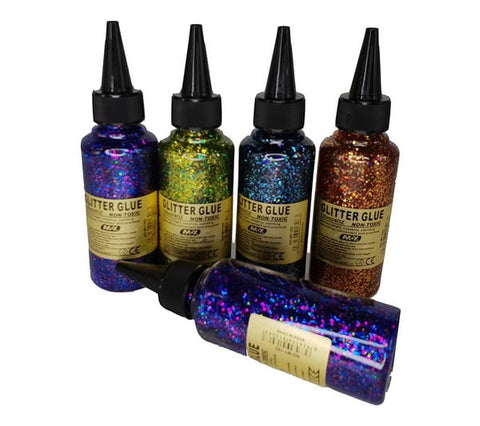 Extrokids Non Toxic Dark Color Glitter Glue - EKC1561