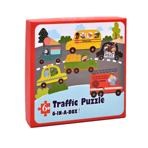 Extrokids Wooden Traffic Puzzle - EKT1567